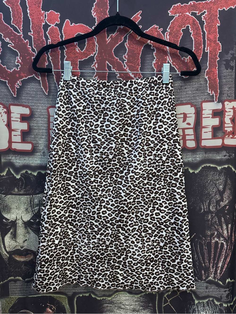 Olsen Europe Leopard Print A-Line Skirt